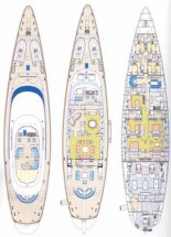 Sailing Yacht Felicita West - Layout